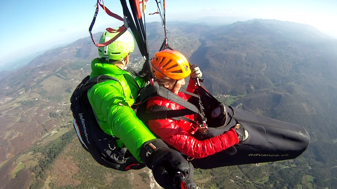 Paragliding XC tandem Istria, Croatia